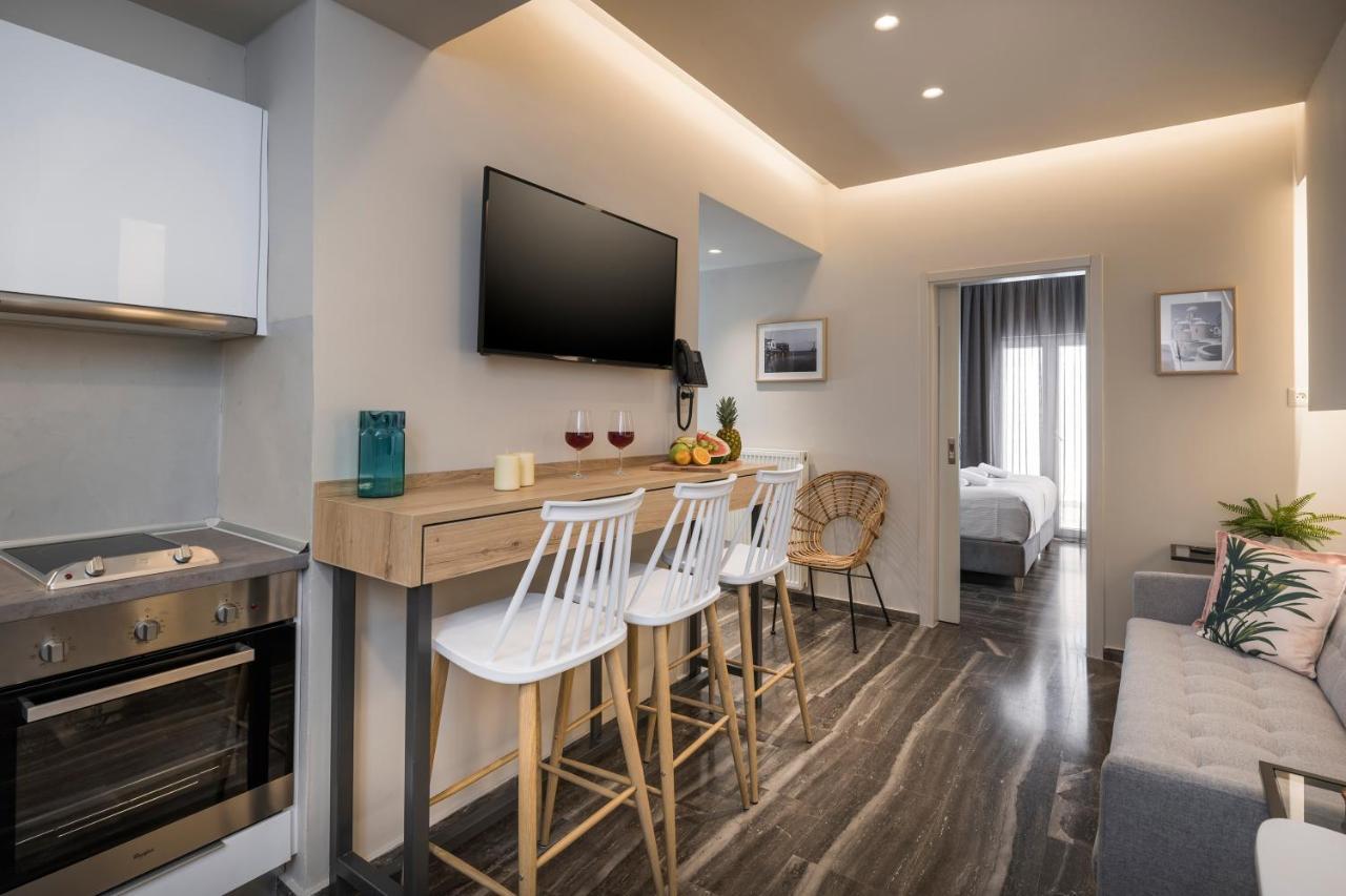 Sun Ray Luxury Apartments Agia Marina  Ngoại thất bức ảnh